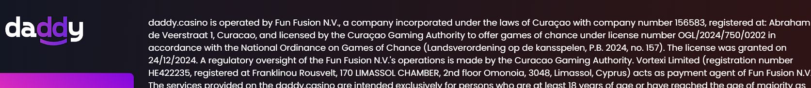 Платежи в Daddy Casino AZN