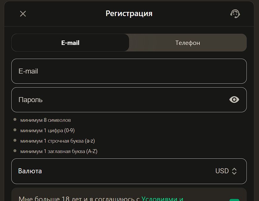 Зеркало Parimatch Азербайджан