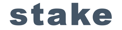 Логотип Stake
